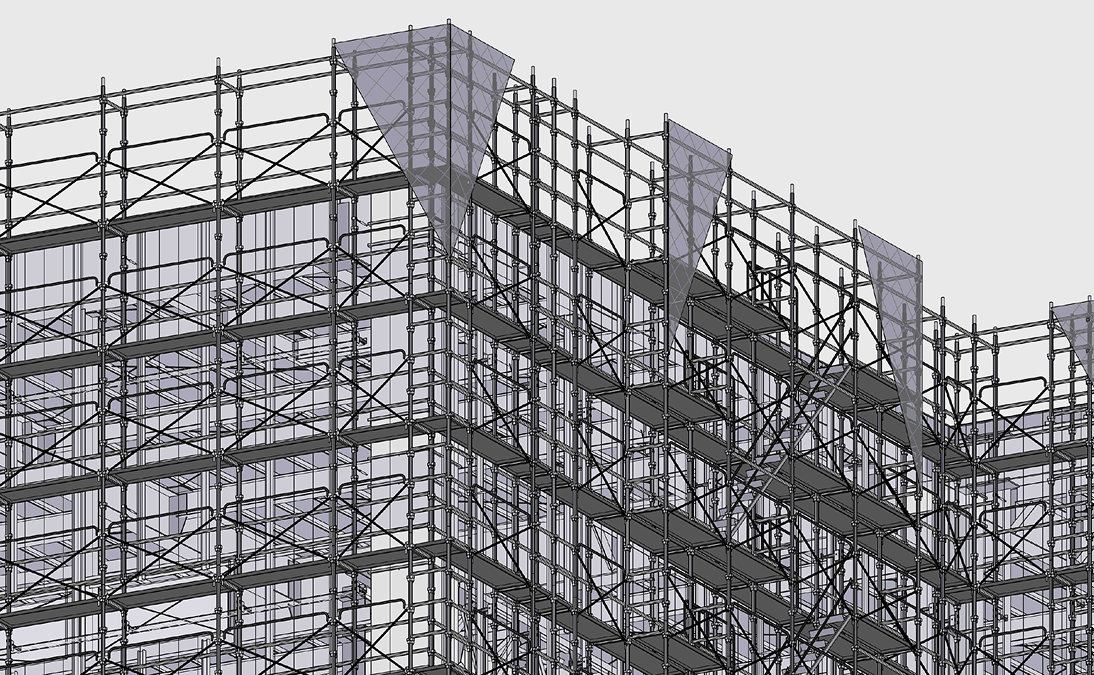 足場構築用のBIM